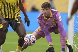 Gregor Kobel a réalisé une parade décisive face à Fluminense. KEYSTONE/AP/Frank Franklin II